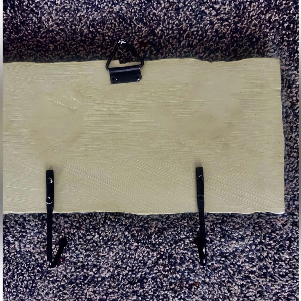 Wildlife-Themed Coat/Hat Rack. By J. Wiens, Vtg MWW Market. 20x5x1. 4 Hook